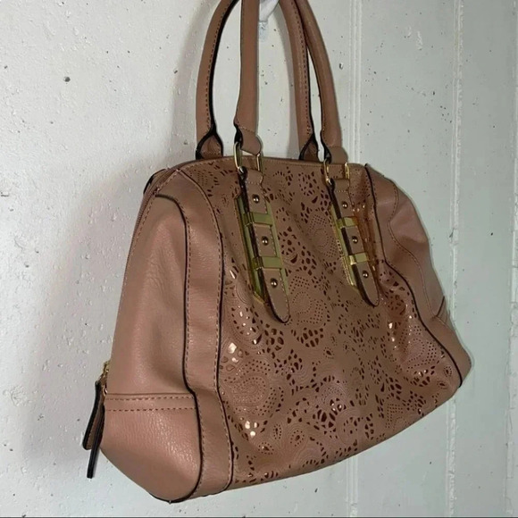 Apt 9 light brown & metallic gold shoulder bag - Picture 2 of 7